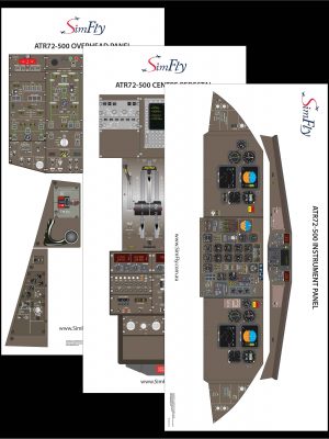 ATR 72-500 3 page poster set