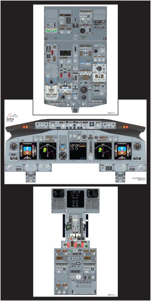 B737 800 Full Size Poster Set (Config#2)