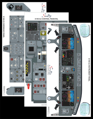 Embraer E190-E2 3 Page Poster Set