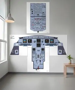 Airbus A320 CFM Engines (Ansett) Config #1 -  Full Size Poster Set