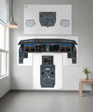 Airbus A220 Full Size Poster Set